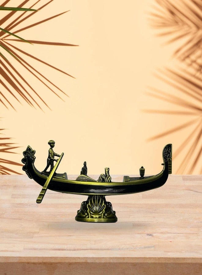 ARTBUG Metal Gondola Boat Showpiece, Decorative Venetian Gondola Model for Home, Office, Collectibles & Gifts - Image 3